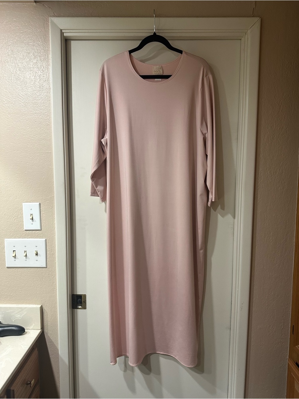 Zadie B’s Soft Blush Women's Long Sleeve layering Dress